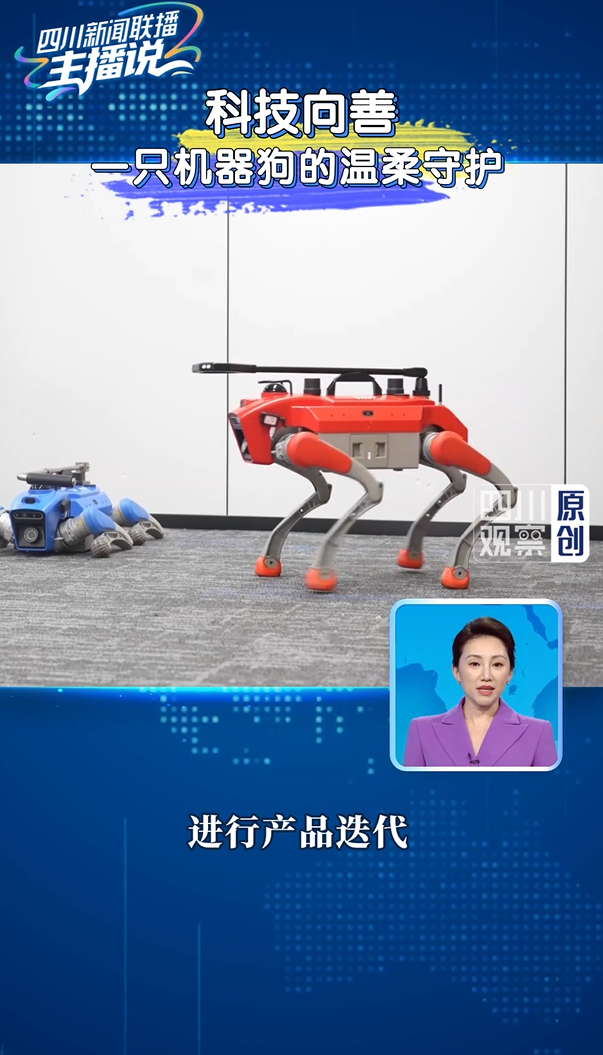 主播说丨科技向善一只机器狗的温柔守护(图1)